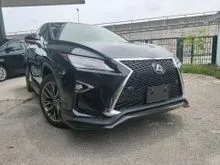 2019 Lexus RX300 2.0 F Sport SUV,HEAD UP DISPLAY,TRD BODYKIT,3 EYES LED,RED LEATHER,2019 UNREGISTER,GRADE 4.5