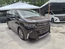 2024 Toyota Alphard 2.5 Z,GRADE 4.5A,3K KM ONLY,SIDE STEP,MOONROOF,BSM,DIM, SURROUND CAMERA 360, DIGITAL METER,ROOF TV,2024 UNREGISTER
