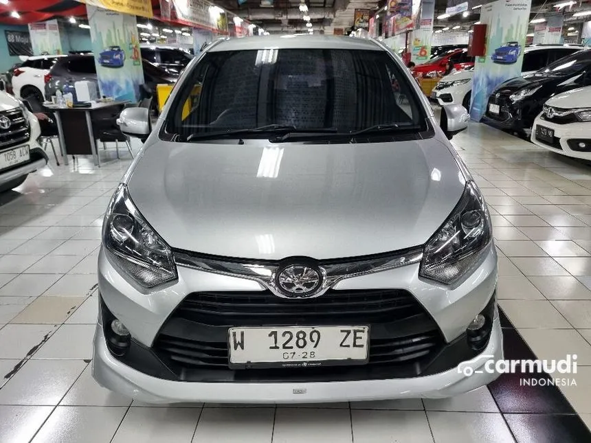 Jual Mobil Toyota Agya 2018 TRD 1.2 di Jawa Timur Manual Hatchback Silver Rp 127.500.000
