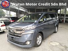 2015 Toyota Vellfire 2.5 X 8 SEAT JAPAN UNREG