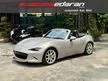 ( Mileage 9k KM / Grade 5A / HKS SuperMaxCoilovers / BremboBrake / AutoExeStabilizer / BOSE ) 2022 Mazda MX-5 1.5 S Leather Package Convertible
