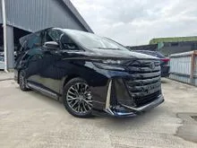 2025 Toyota Vellfire 2.4 Turbo Grade 4.5A Sun Roof 4Cam360View PCS LTA BSM DIM HUD Advance Drive Brown Leather P/Boot Modelistakit Unregister