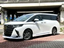 2023 Toyota Alphard 2.5 Z Modelista MPV SIDE STEP+360 CAM+MOONROOF+DIM+BSM+HUD+AUTO PARKING CashBack Ready