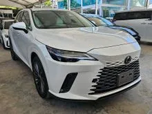 OFFER FREE 6 YEAR WARRANTY UNREG 2024 Lexus RX 350 2.4 Luxury SUV VERSION L WHITE COLOUR/ PROCESSING FEE RM1350