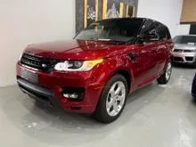 2017 Land Rover Range Rover Sport 3.0 HSE Red (Air Matic, Panoramic Roof, Meridian Sound, Blind Spot Asisst, Cooled Box, Reverse Camera, 5 Seater)