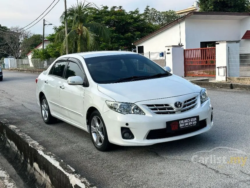 2013 Toyota Corolla Altis G Sedan