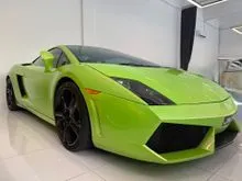 EUREKA GREEN PRE OWNED 2009 LAMBORGHINI GALLARDO 5.2 V10 LP560-4 COUPE PROFESSIONAL UPKEEPS