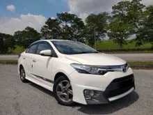2015 Toyota Vios 1.5 (A) TRD Sportivo Full Service Record TOYOTA Mileage 49k Only Full TRD Body Kit LED DayLight KeyLess PushStart TRD Leather Seat