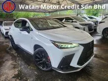 2023 NX 350 F Sport Mark Levinson 2.4 Turbo (Grade 5A Original 10,000km) Panoramic Roof Head Up Display 360 Camera Kick Power Boot NX350 F Sport