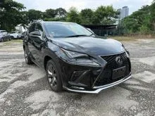 2021 Lexus NX 300 2.0 F SPORT MEGA SPEC ** MEGA SPEC SUNROOF / 3 EYE LED / 4 CAMERA / HUD / BSM / P/BOOT / KICK SENSOR / RED/BLACK LEATHER ** OFFER