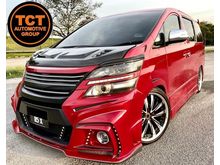 TOYOTA VELLFIRE 2.4 Z GOLDEN EYES MPV , POWER BOOT , SUNROOF MOONROOF , SMOKE TAIL LAMP , SPORT RIM , CARBON FIBER BONNET , ECO MODE , REVERSE CAMERA