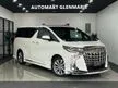 Recon BEST DEALS***2020 TOYOTA ALPHARD S TYPE GOLD MPV WITH BODYKIT ,3 LED EYES, WHITE + 5 YEARS WARRANTY