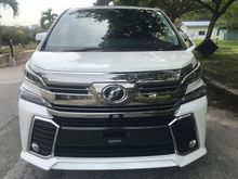 2015 Toyota Vellfire 2.5 ZA Spec*** New Coming White Colour Stock