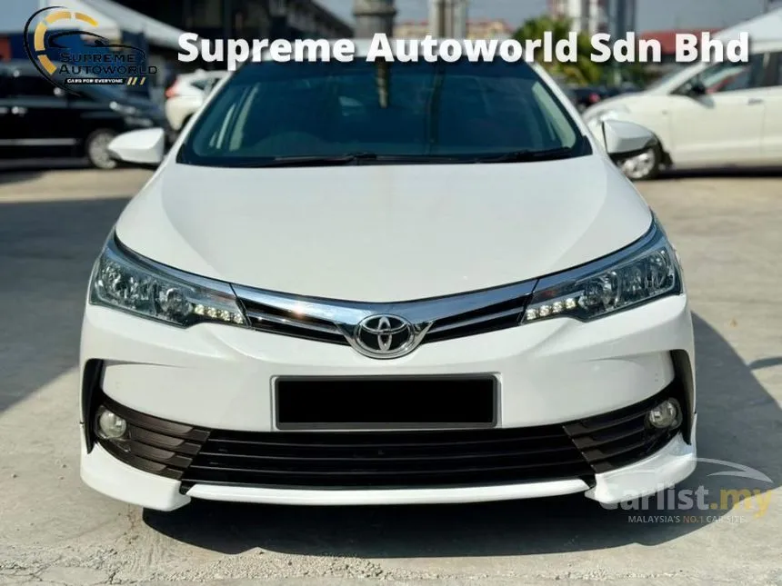 2018 Toyota Corolla Altis G Sedan