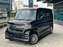 2021 Honda N-Box CUSTOM GL Turbo (2POWER DOOR, HONDA SENSING, MAGIC SEAT, KEYLESS ENTRY,CRUISE CONTROL, REVERSE CAM, LANE KEEP, PRE CRASH, PUSH START)