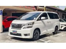 2013 Toyota Vellfire 2.4 Z MPV 2 Powerdoor Auto-Slide ANH20 8 Seater Family Facelift 7 speed Free Warranty Service Petrol TipTop Condition Carking