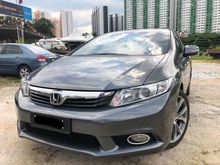 2012 Honda Civic 2.0 Navi i-VTEC Sedan, Full Spec, Leather Seat, Push Start, 1 Owner, Original Condition, Call Now