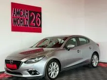 ORI2016 Mazda 3 2.0 SKYACTIV-G HIGH SDN ONE OWNER / 3 YR WARRANTY / KEYLESS /E- LEATHER SEAT