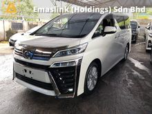 2018 Toyota Vellfire 2.5 ZA Facelift 7seather Original 360View Power Boot LED Light Home Theater JBL Sounds Syetem Push Start 7G