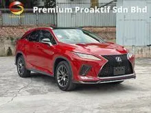2022 Lexus RX 300 2.0 F Sport SUV 4.5B 37,396km