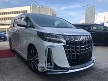 2018 Toyota Alphard 2.5 G S C MPV SC FULL SPEC
