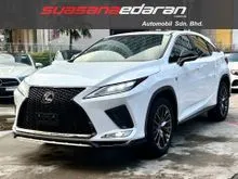 2021 Lexus RX 300 2.0 F-Sport SUV Sunroof,HUD,BSM,Surround View Cameras,Pre Crash Safety,Full Black Leather Seats,20 Rims,Power Memory Seats
