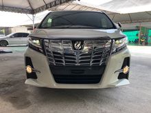 2016 Toyota Alphard 2.5 S FULL SET ALPINE BIG SCREEN