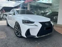 2017 Lexus IS 300 2.0 F Sport , Ducktail Spoiler, PPF Headlights, Full Car Coating, Low Mileage