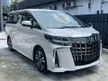 Recon 2021 Toyota Alphard 2.5 G S C Package MPV SUNROOF 3BA MODEL NEW FACELIFT JAPAN SPEC CHEAP IN TOWN UNREGS