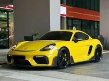 2021 Porsche 718 2.0 Cayman Coupe MIL 18K KM ONLY MOD RM40K+