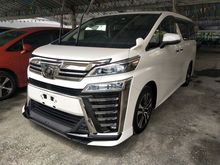2018 Toyota Vellfire 2.5 ZG FULL LOADED JBL