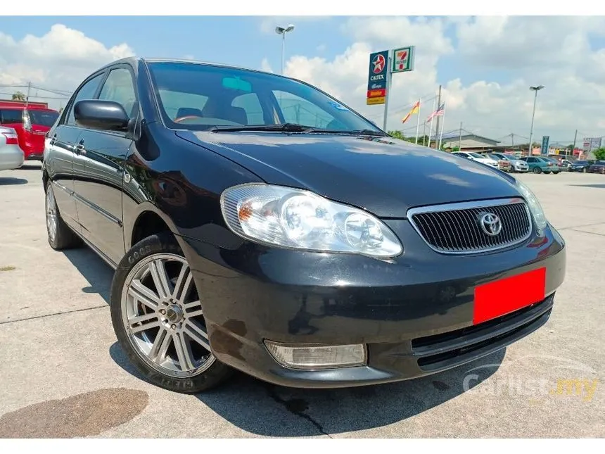 Altis 2004 Used 2004 Toyota COROLLA ALTIS 1.8 G (A) PREMIUM NEW FACELIFT SPORT ...