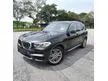 Used 2018 BMW X3 2.0 xDrive30i Luxury SUV (A) FACELIFT MODEL / POWER BOOT / PADDLE SHIFT