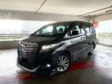 2008 Toyota Alphard 3.5 G 350G MPV ALPHARD FACELIFT 2015 ELETRONIC SEAT REVERSE CAM CLEAN AND LUXURY INTERIOR RAYA PROMO FREE TINTED AND COATING
