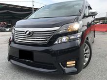 2012 Toyota Vellfire 2.4 Z Platinum MPV 7S 2 P/DOOR P/BOOT P/START WARRANTY