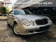 MERCEDES BENZ E200K AMG 2006,CRYSTAL SILVER IN COLOUR,2 ELECTRONIC MEMORY SEATS,FULL LEATHER SEATS,SELDOM USE,ONE DATO OWNER