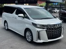 8 Seater Black Interior 2021 Toyota Alphard 2.5 S Unreg
