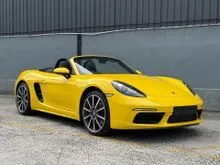 2021 Porsche 718 2.0 Boxster Convertible (A) PDK 20 INCH SPORT ALLOY WHEELS REVERSE CAMERA UK UNREG