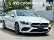 Recon 2019 Mercedes Benz CLA200D 2.0 Diesel AMG Line Coupe Executive Unregistered AMG Full Leather Seat Power Seat Memory Seat SunRoof Burmester Surround So