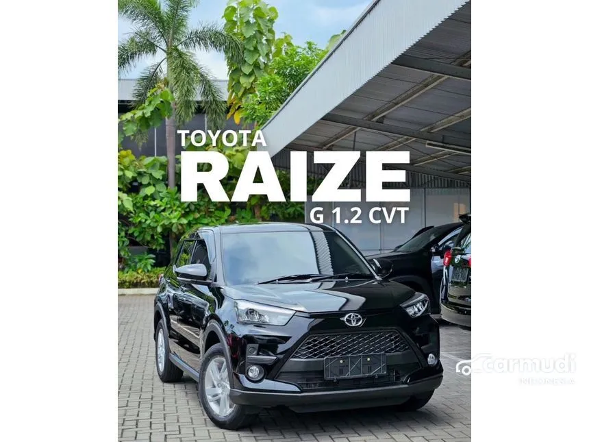 Jual Mobil Toyota Raize 2024 G 1.2 di Banten Automatic Wagon Hitam Rp 230.700.000