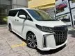 Recon 2020 TOYOTA ALPHARD 2.5 SC SPEC (23K MILEAGE) PANORAMIC ROOF WITH ANDROID AND APPLE CAR PLAY