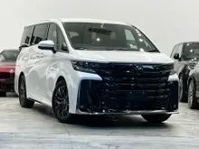 2025 Toyota Vellfire 2.4 Z Premier JBL, BROWN INTERIOR GRADE 6A
