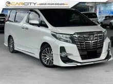 2018 Toyota Alphard 2.5 MPV WARRANTY + SUNROOF + PREMIUM CAPTAIN SEAT (2ND ROW) + 360 CAMERA
