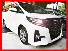2017 Toyota Alphard 2.5 TYPE BLACK EDITION UNREG - FREE ALPINE PLAYER/MONITOR-