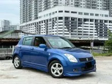 2007 Suzuki Swift 1.5 Hatchback AUTO/ SATU OWNER/ SMOOTH ENGIN DAN GEARBOX/ SERVICE BEFORE DELIVER/ CASH BUYER WELCOME/ FREE CAR WASH DAN POLISH