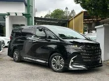 HUD 2024 Toyota Alphard 2.5 Z Modelista BODYKIT SUNROOF DIM BSM APPLE CAR PLAY SPARE TYRE ELECTRICAL MEMORY VENTILATION PILOT LEATHER SEAT GRADE 4.5A