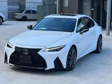 Limited Offer Unreg 2022 Lexus IS 300 2.0 F Sport Mode Black Glitter *6 Year Unlimited Mileage Warranty (Open Service)