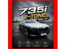 2024 BMW 735i 3.0 M Sport Sedan Tax 06-27 Two 2 Tone 2025
