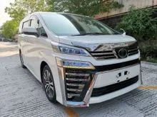 2019 Toyota Vellfire 2.5 ZG / SUNROOF / ALPINE FULL SET / 3 LED / DIM / BSM / GRADE 5A