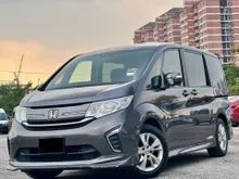 2018 Honda Step WGN Stepwagon 1.5 MPV / Turbo / Leather 8 Seater / 2 Power Sliding Door / Large Screen Android Player / Reverse Camera / Push Start